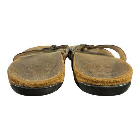 Vionic Bella II Tortoise Flip Flops Women’s Size 9 – Orthotic Sandals Brown - Picture 5 of 7